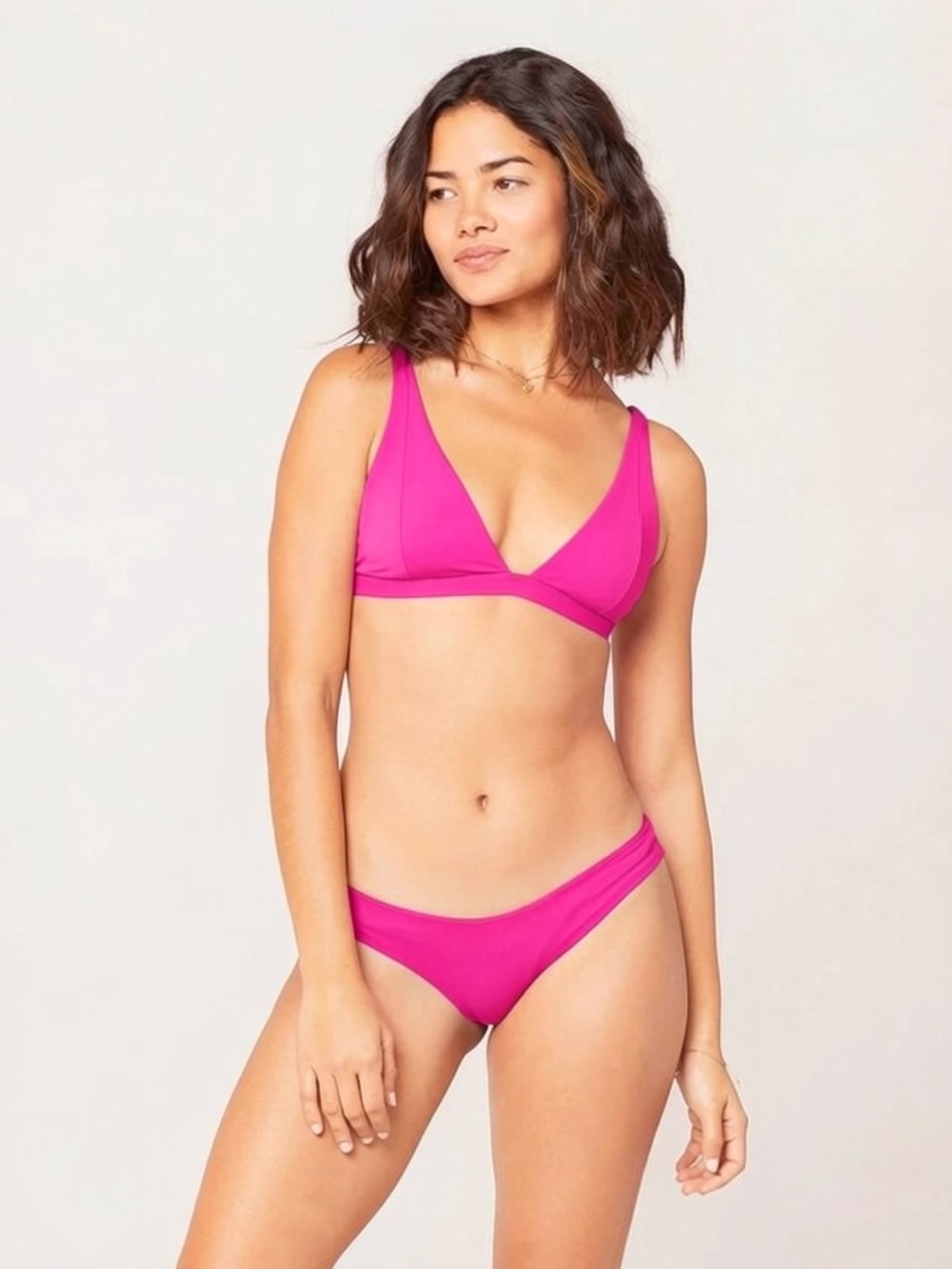 NWOT L*Space Nina bikini set bright fuschia